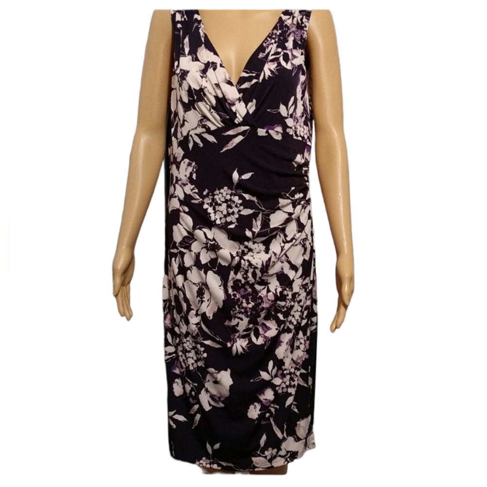 Lauren Ralph Lauren Purple Floral Dress